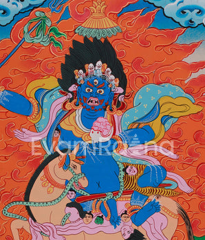 Tantric Buddhist Palden Lhamo | The Fierce Mother of the Dharma Protectors