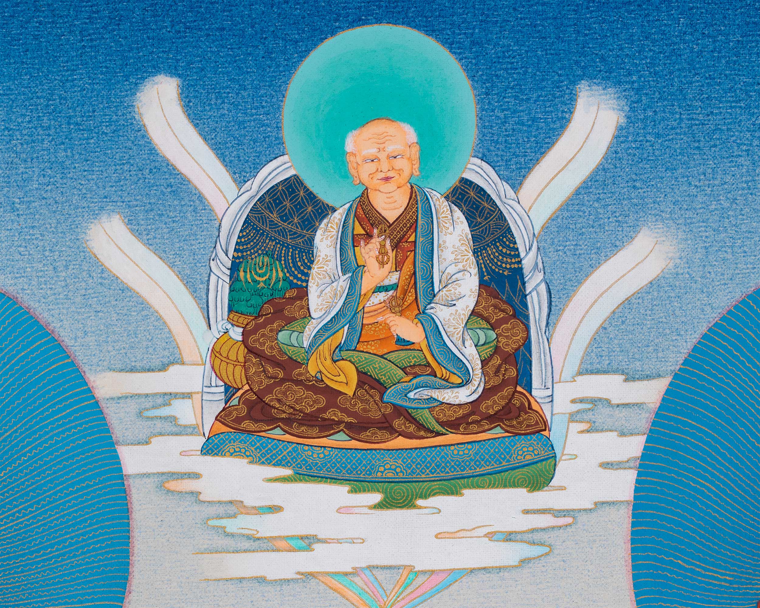 Thangtong Gyalpo Thangka Print
