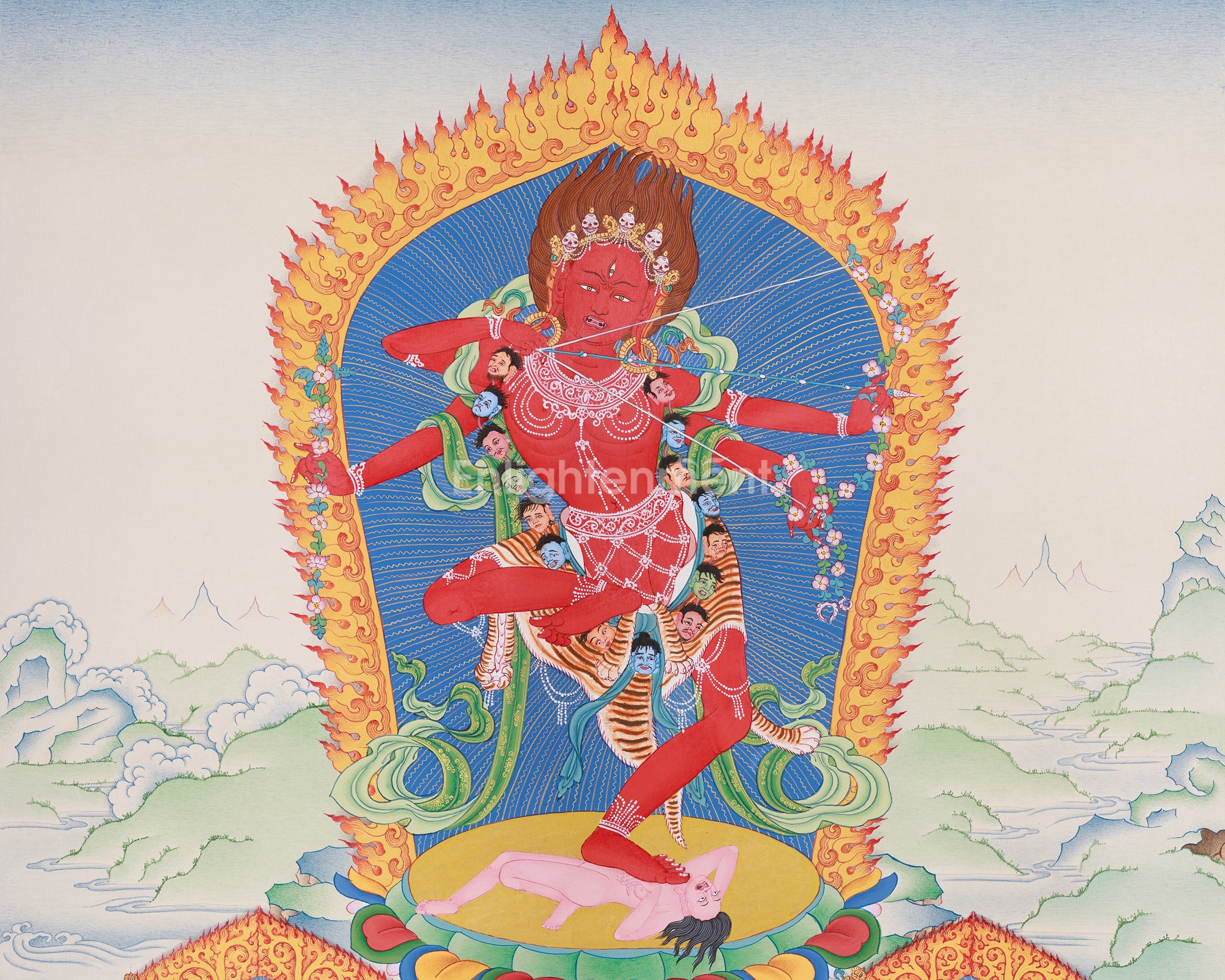 Kurkulla With Ganesha and Takiraja | The Divine Trio of Wisdom, Prosperity, and Spiritual Protection