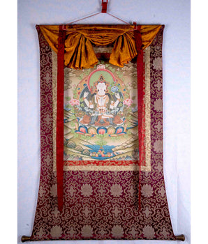 4 Armed Lokeshvara With Brocade