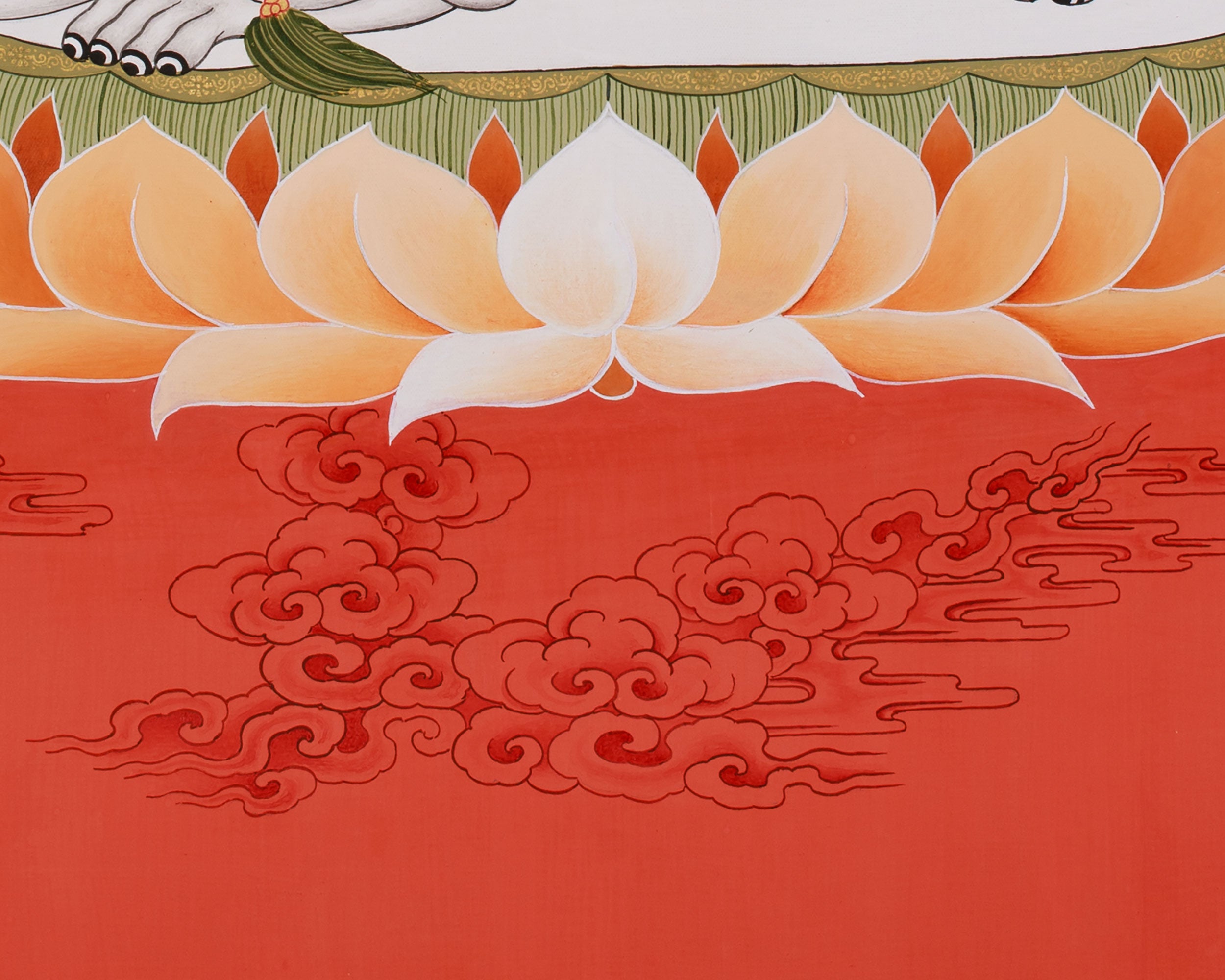 Samantabhadra Buddha Thangka | Buddhist of Enlightenment & Wisdom Artwork
