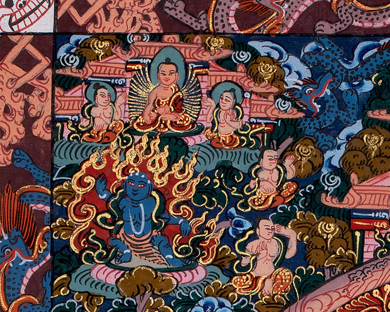 Vintage Mandala of Hevajra | Mandala Thangka