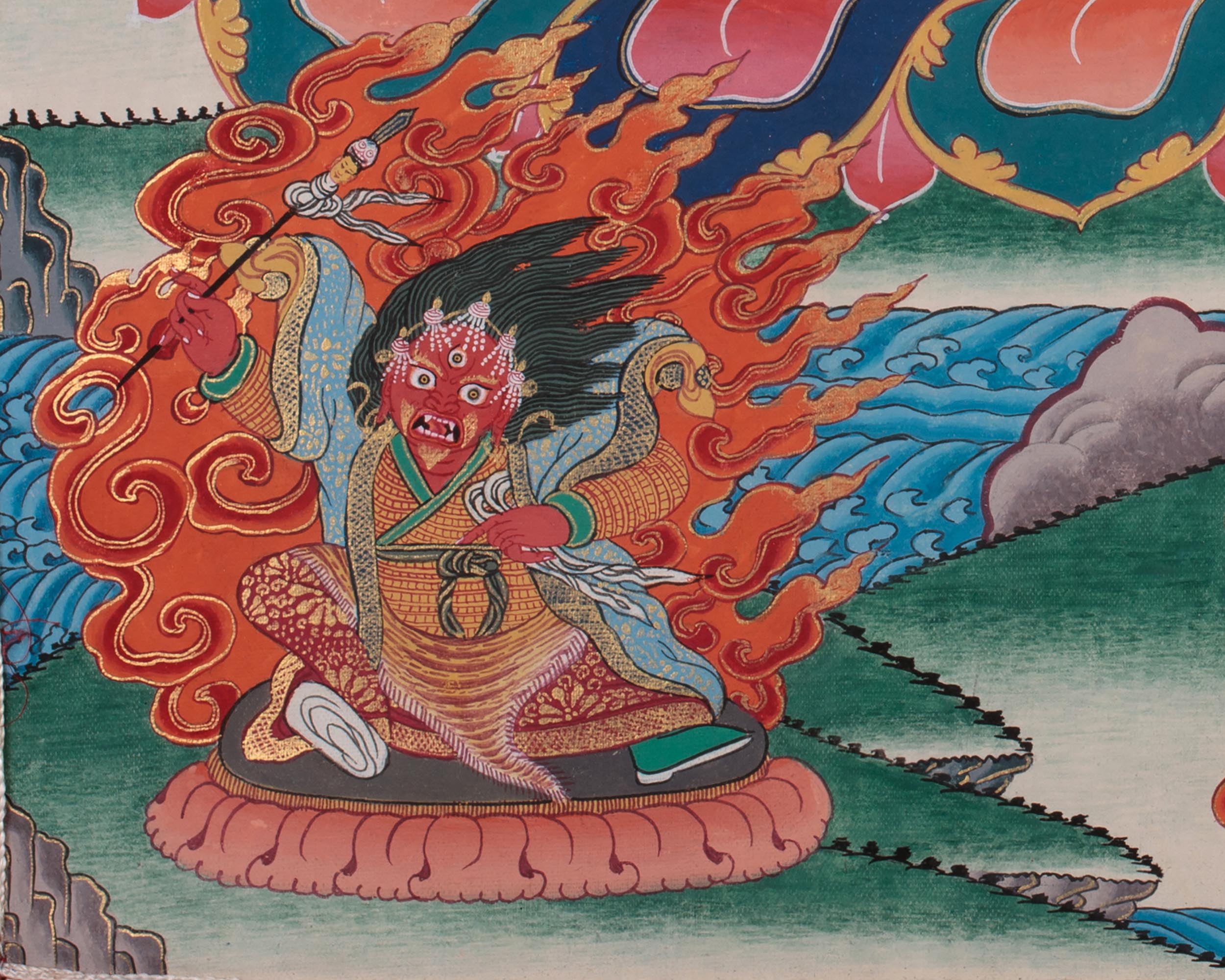 Heruka Yamantaka Thangka | The Wrathful Conqueror of Death