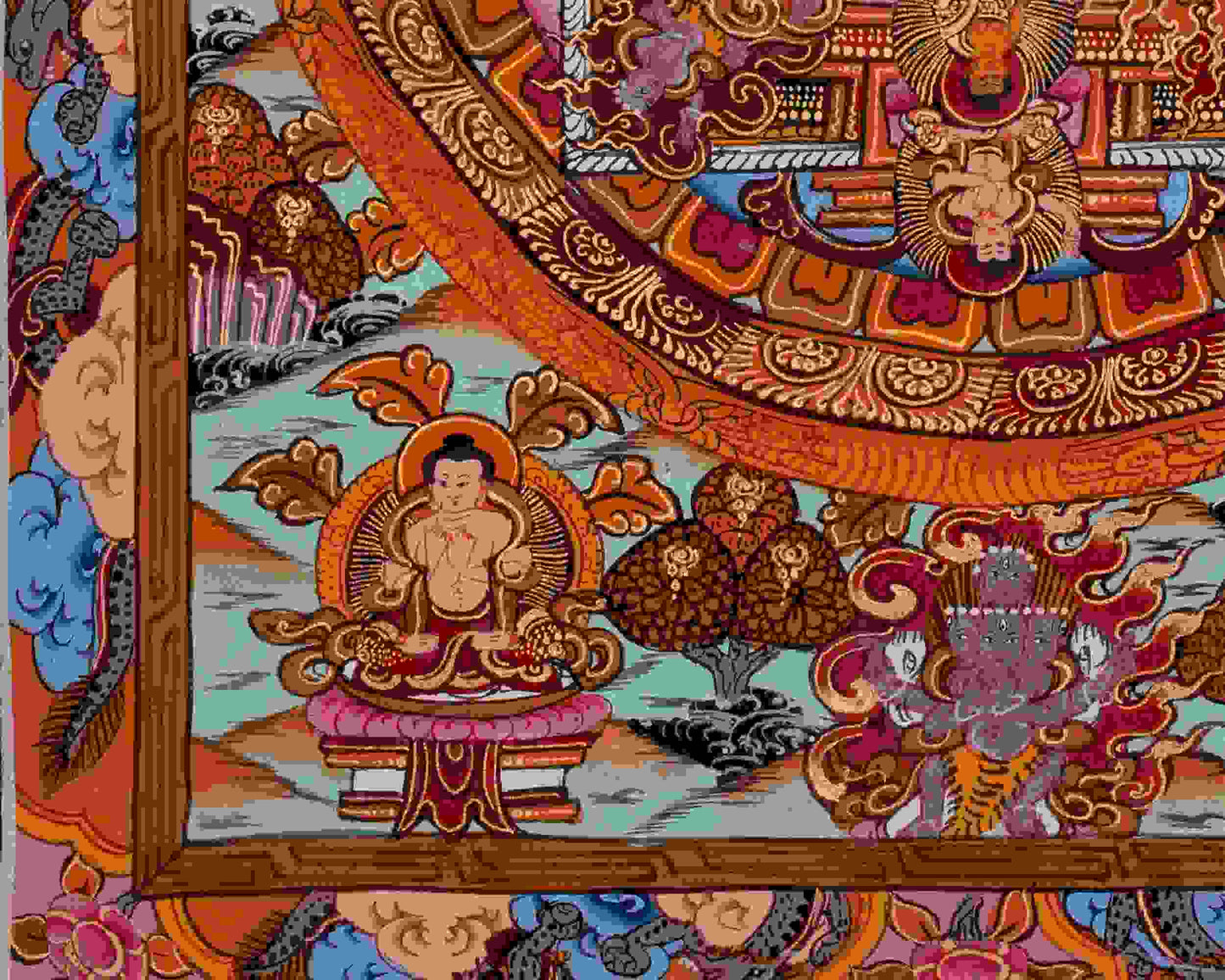 Fine Quality Buddha Mandala Thangka | Hand-painted Tibetan Thangka