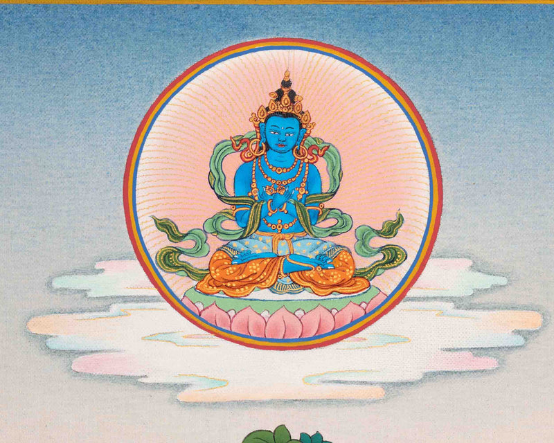 Hand-Painted Sakya Master Thangka Art | Journey to Enlightenment | Thangka Art for Positive Energy