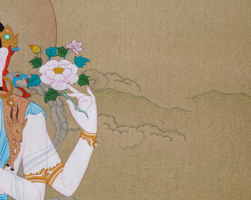 Chenrezig Avalokiteshvara Thangka: Symbol of Universal Compassion