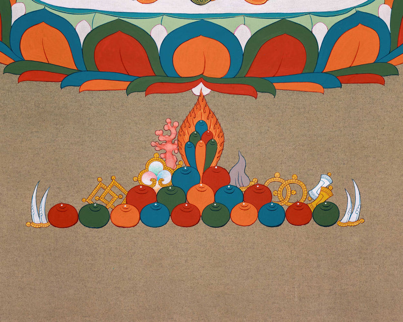 Yabyum Vajrasattva Thangka for Practice