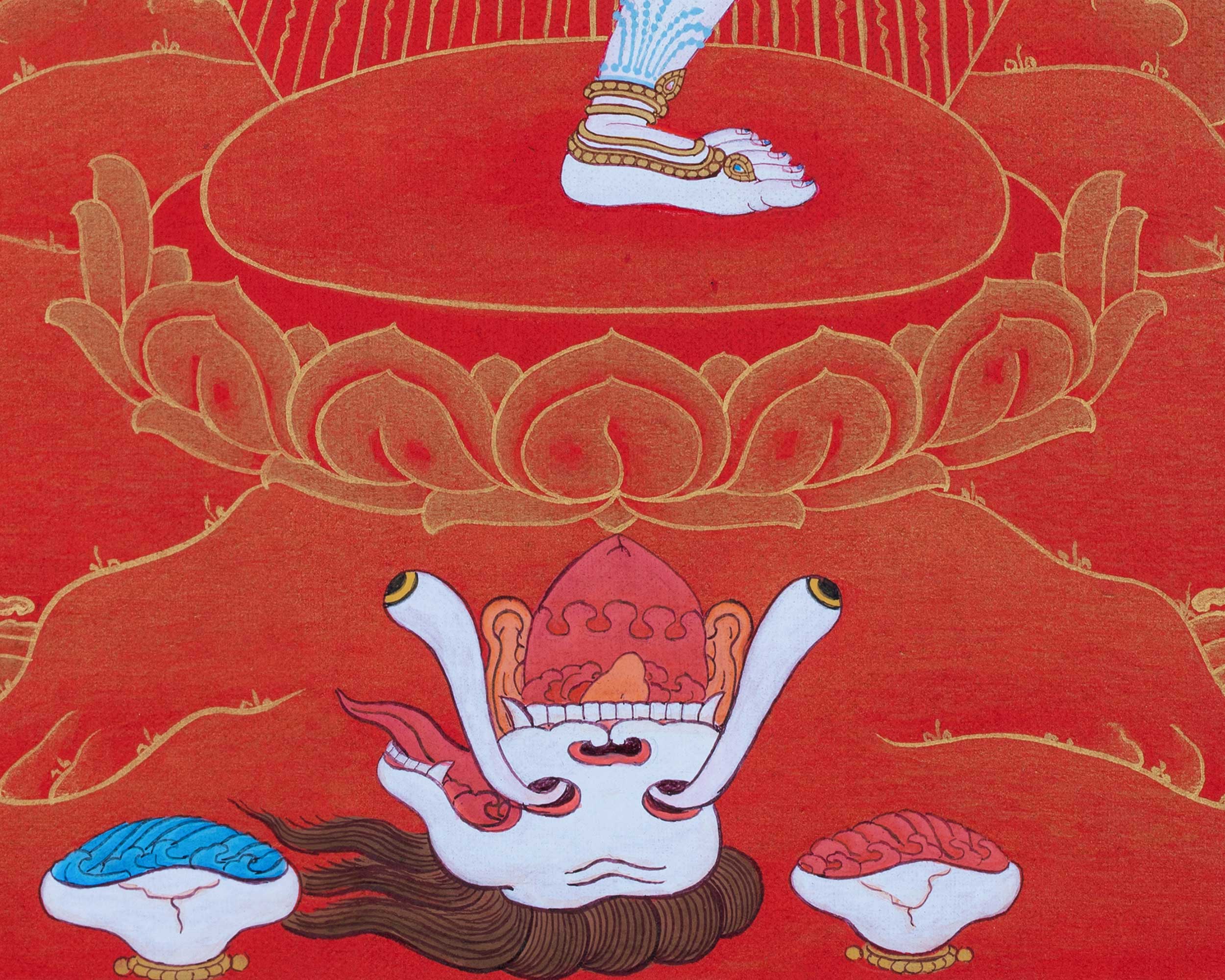 Radiant Mother Machig Labdron Thangka