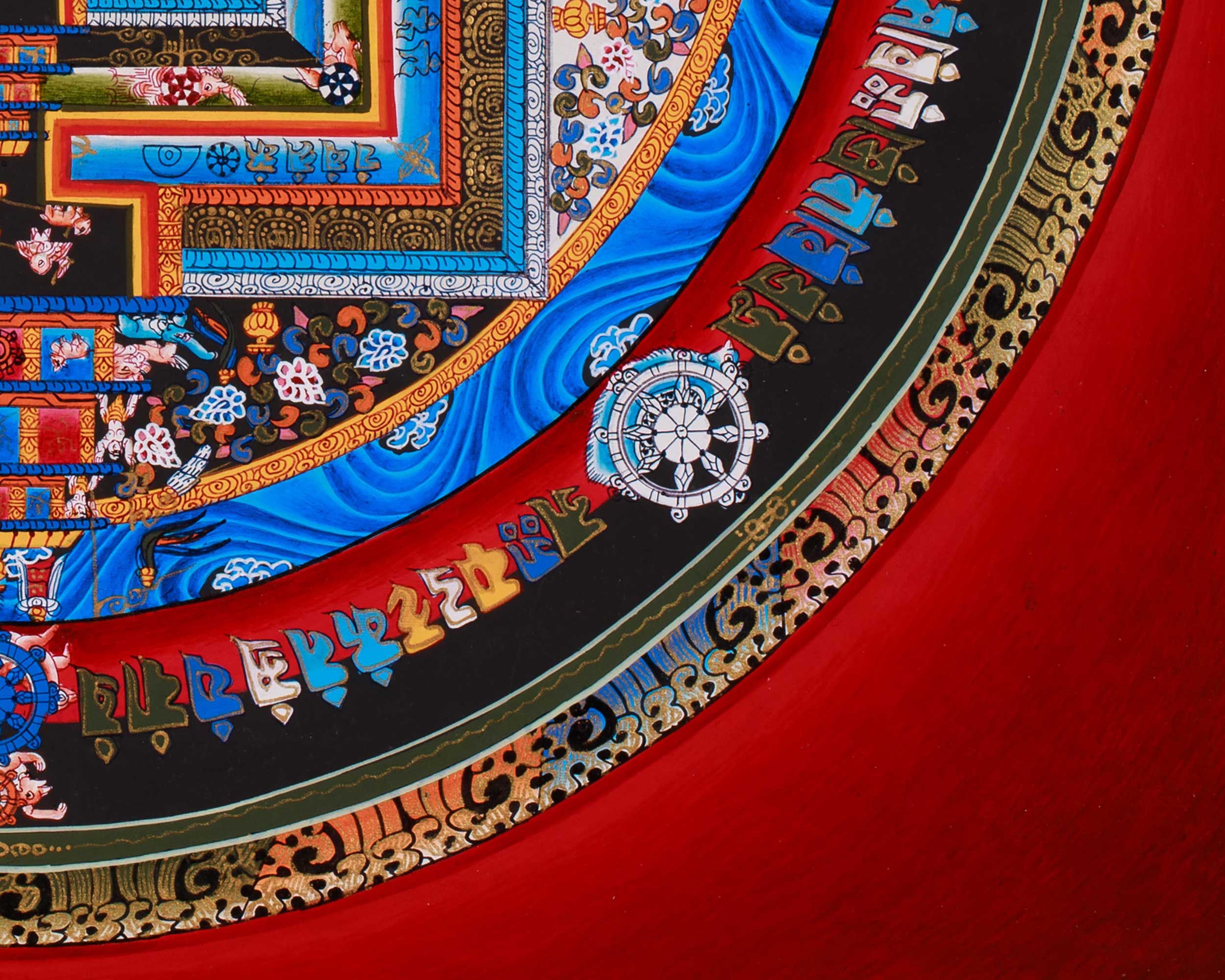 Traditional Tibetan mandala Art | Cosmic Harmony and Enlightened Awareness