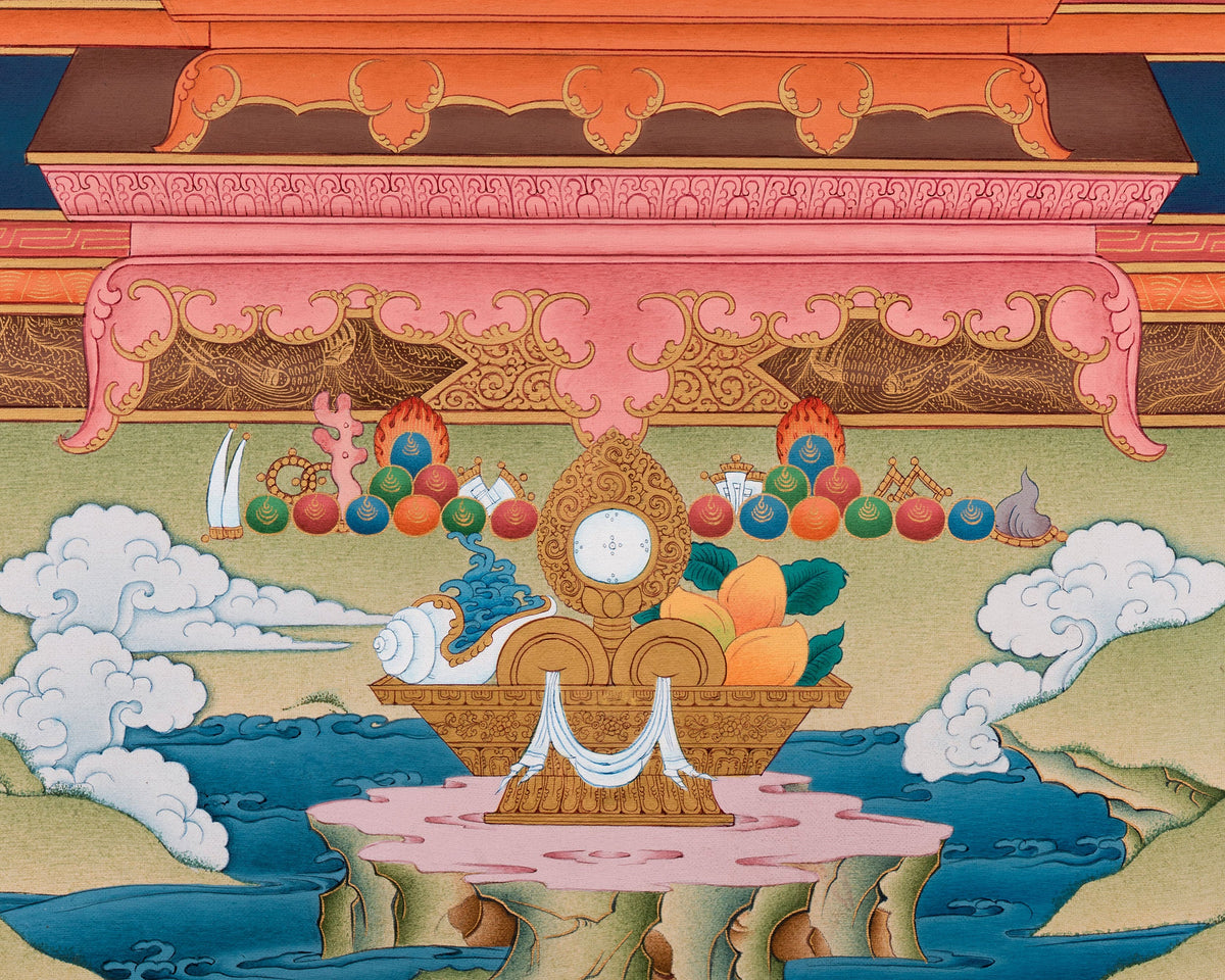 High-Quality Giclee Canvas Print of Guru Longchenpa | The Enlightened Nyingma Master