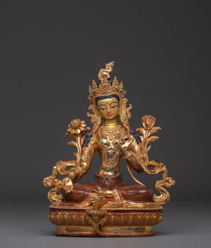 Sacred Bodhisattva Green Tara Artwork
