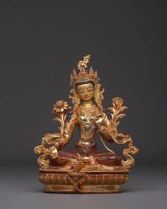Sacred Bodhisattva Green Tara Artwork
