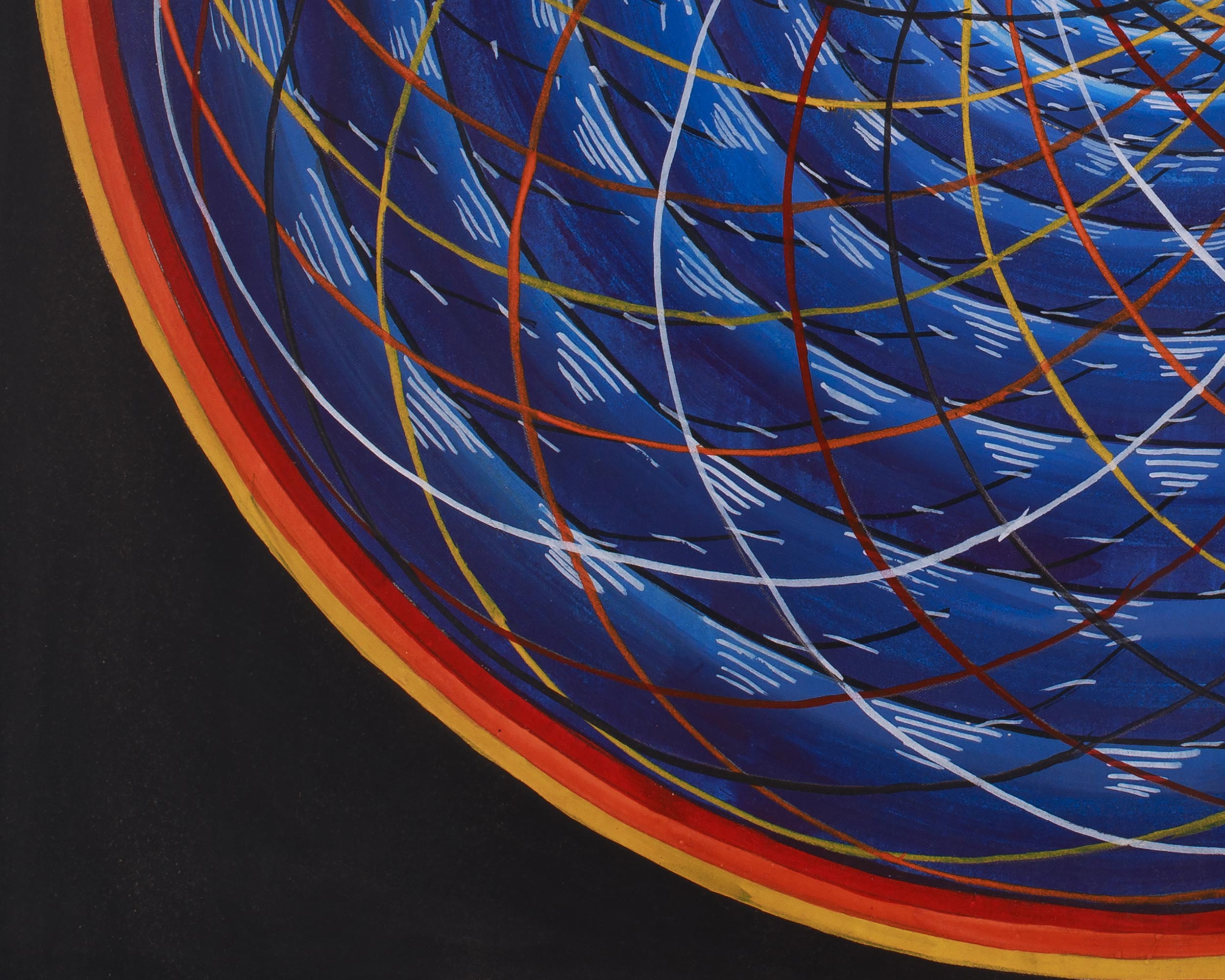 Divine Buddhist Mantra Mandala | Traditional Artwork
