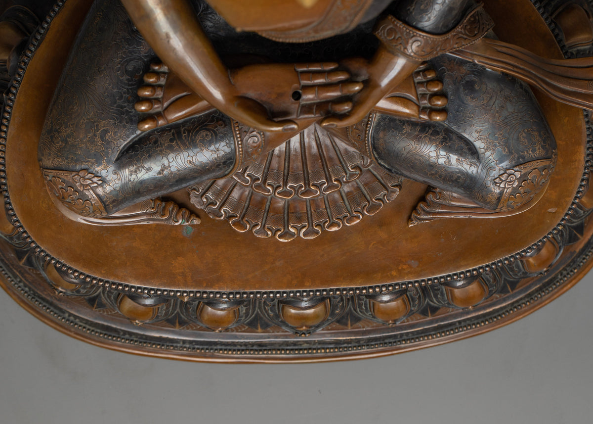 Amitabha Buddhah Oxidized Statue | Embodiment of Infinite Light