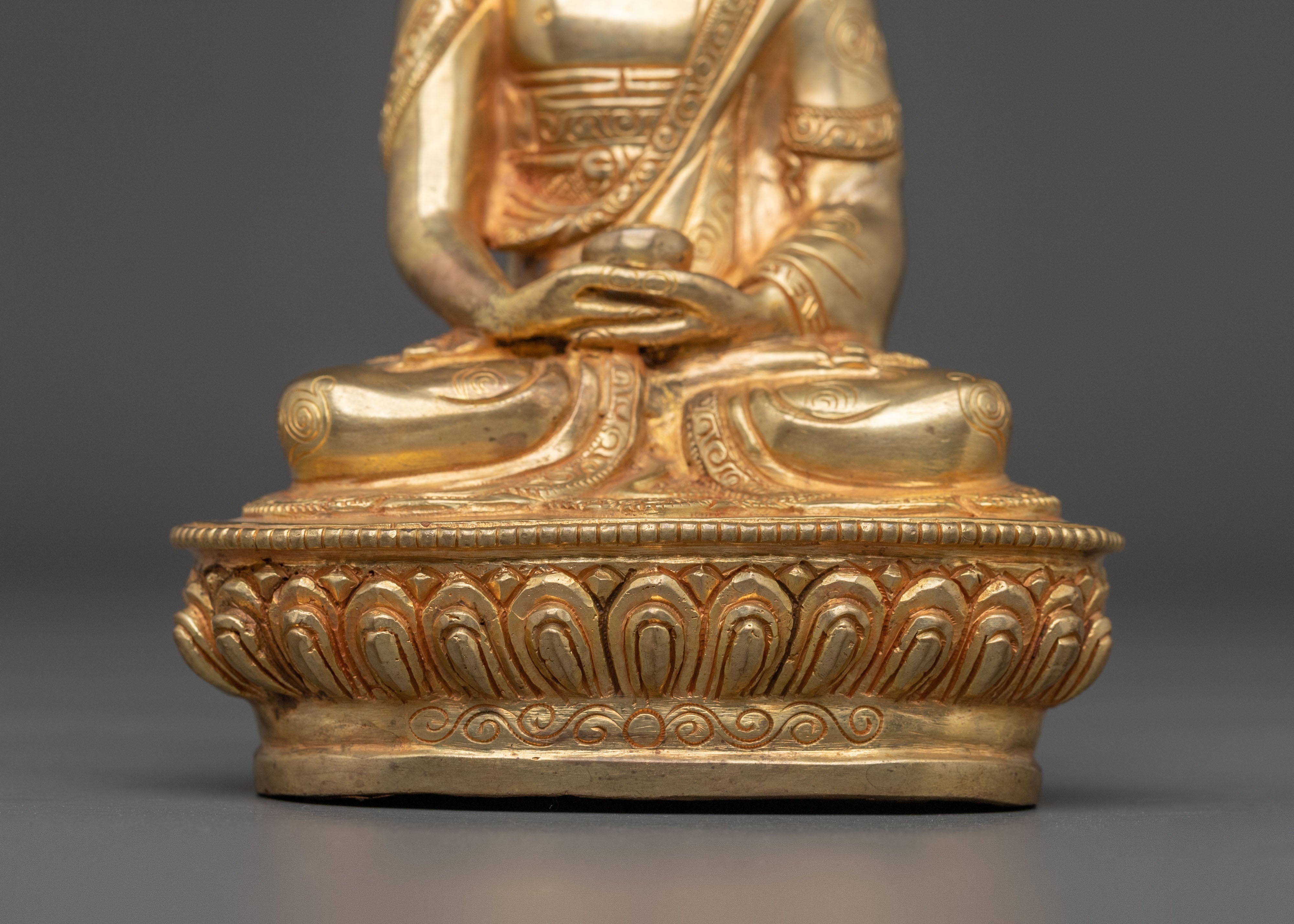 Traditional Himalayan Amitabha Buddha Sculpture | Spiritual Home Decor