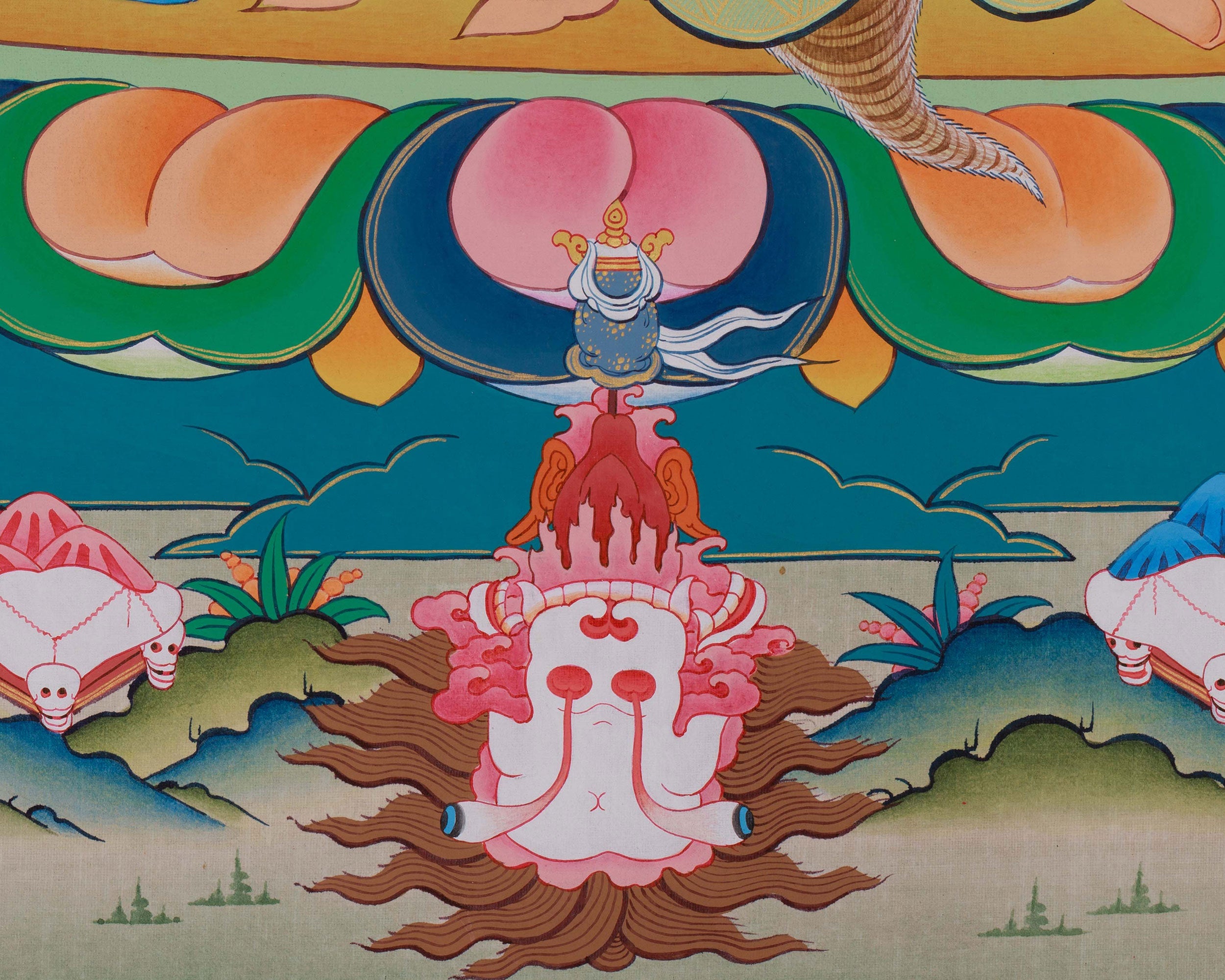 Mahakala Bernagchen Thangka | Tibetan Dharma Protector Art