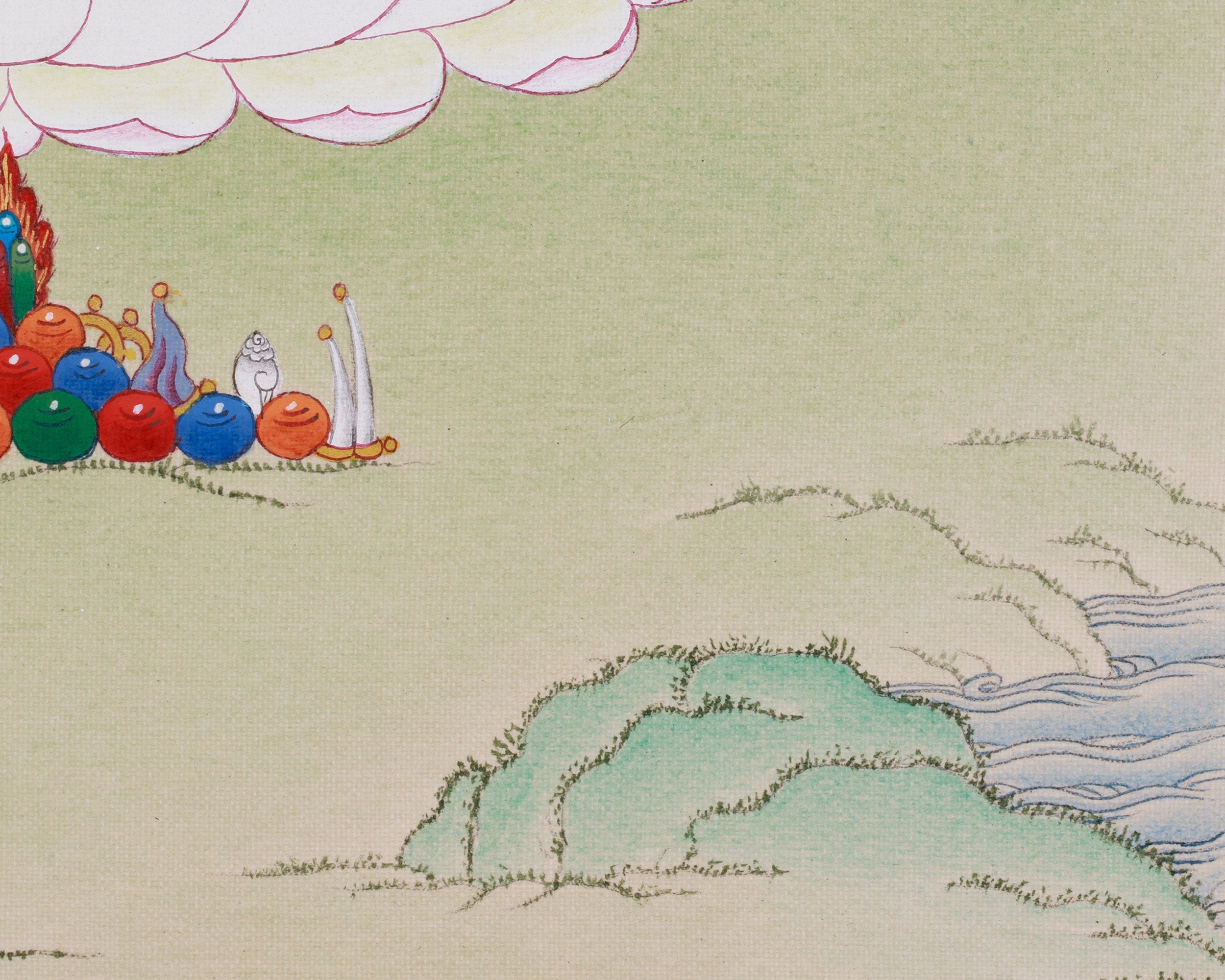 Bodhisattva of Compassion, Avalokiteshvara | A Sacred Thangka of Mercy and Protection