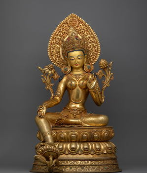 beautifully-seated-green-tara