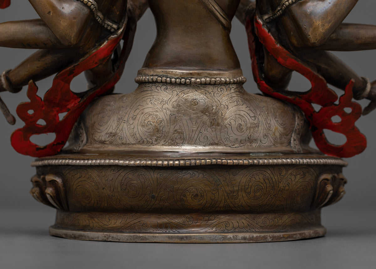 Kunzang Gyalwa Dupa ( Bon Deity) Sculpture | Embodiment of the Universal Mind
