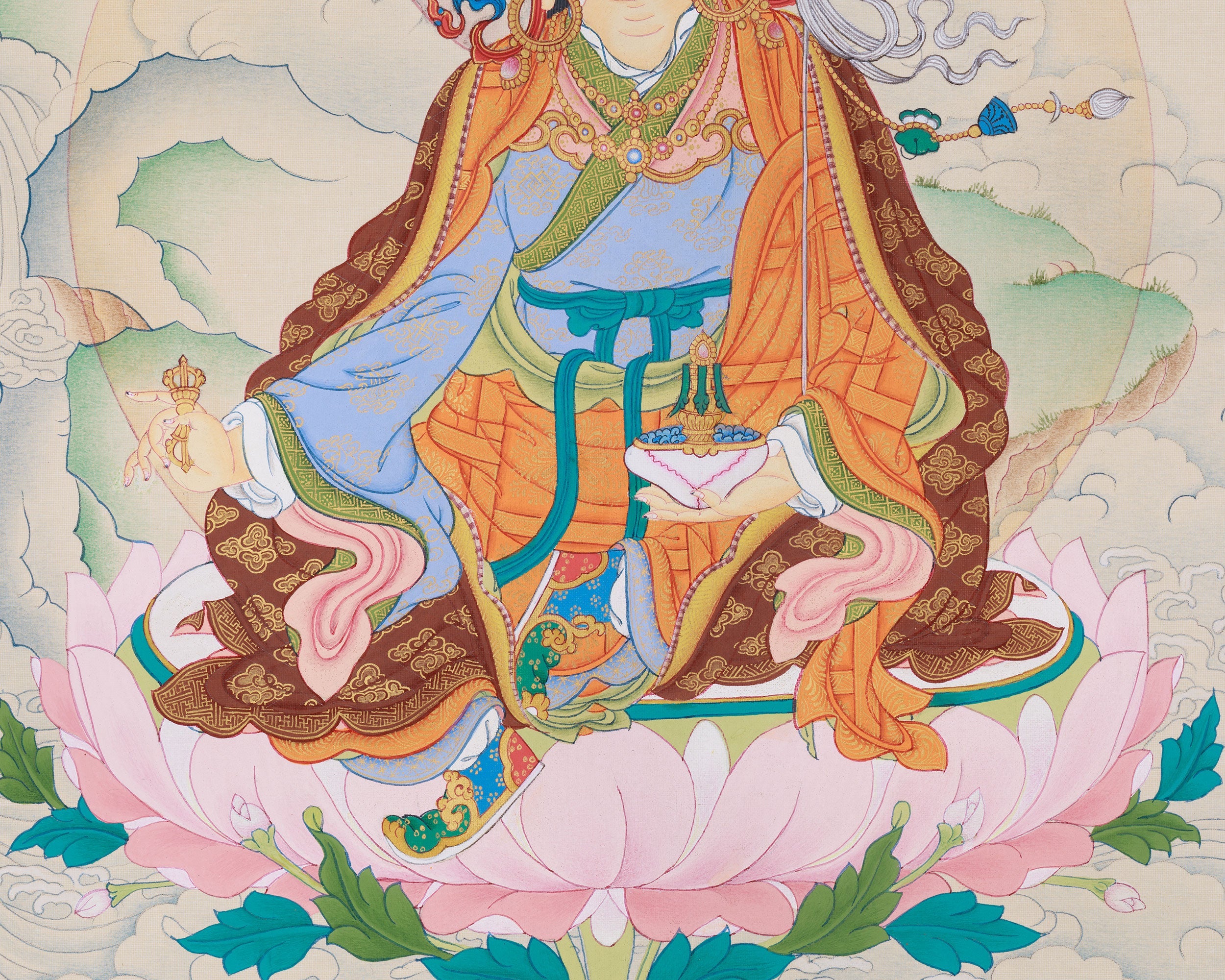 Padmasambhava | The Sacred Thangka of Guru Rinpoche, the Second Buddha