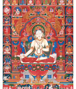 White Tara Figurine in Giclee Print