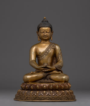 Amitabha Copper Decor Statue