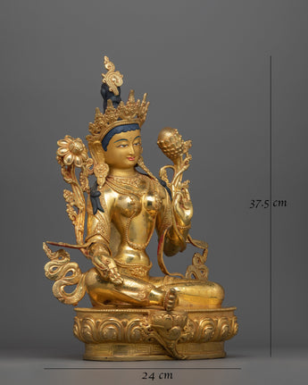 green-tara-tibetan-goddess-figurine