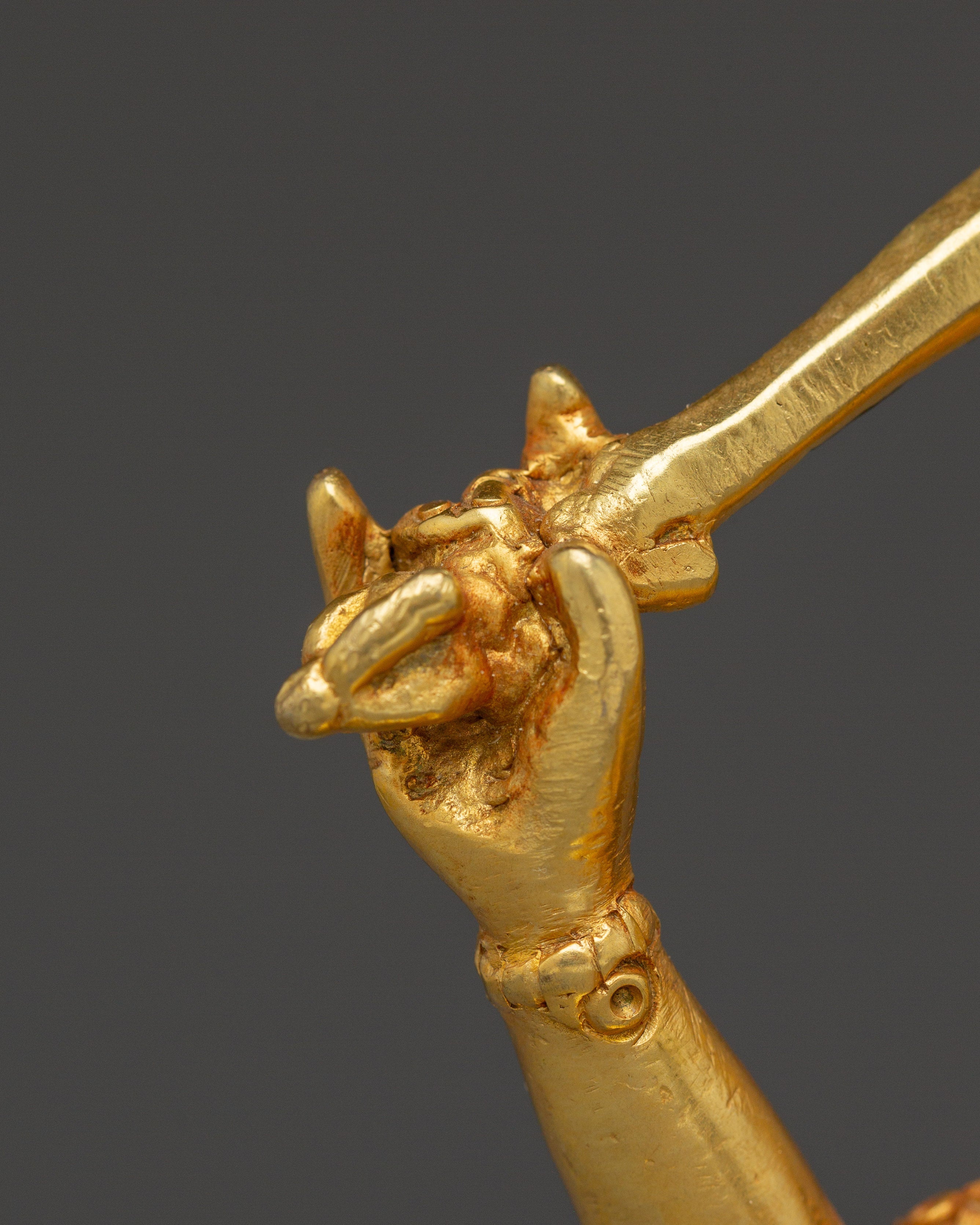 Tibetan Deity of Manjushri | Wisdom Deity Sculpture