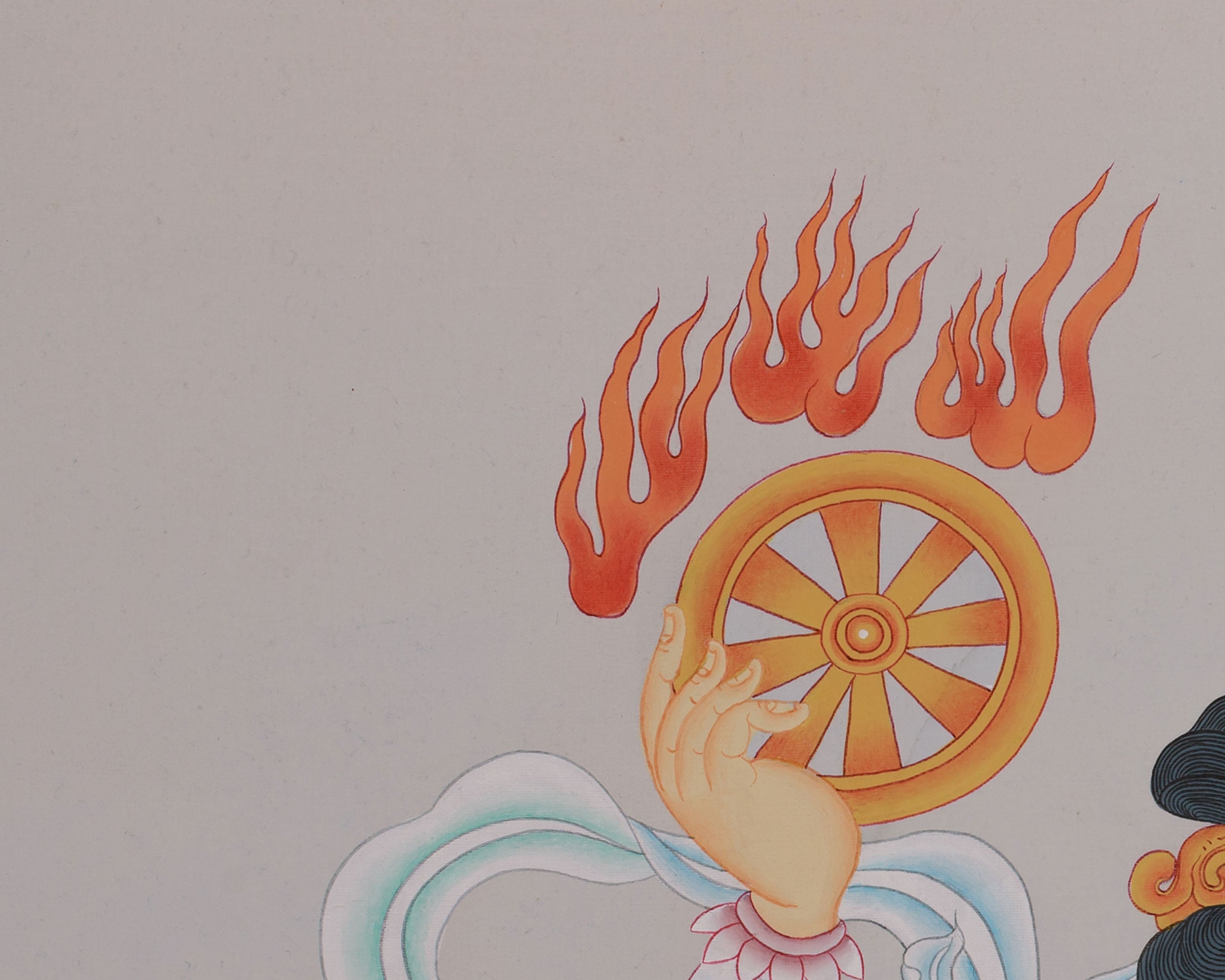 Guanyin (Avalokitesvara) Artwork |  White-Robed Bodhisattva of Compassion