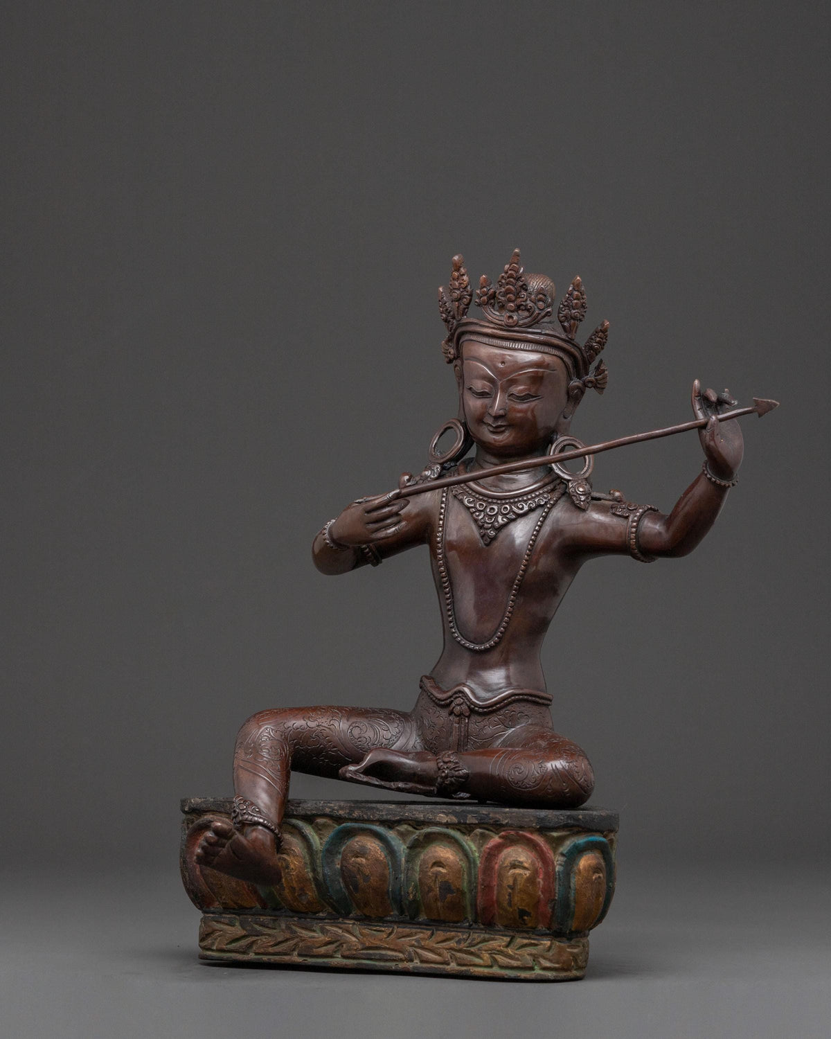 Handcrafted Saraha Statue | Spiritual Home Decor
