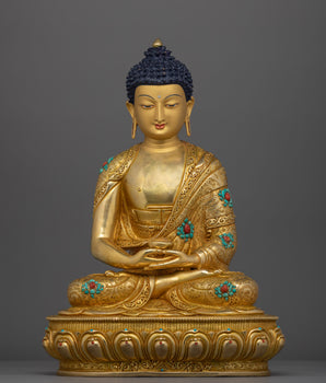 Tranquil Amitabha Buddha Dharma Statue | Limitless Light Pure Land Buddhism