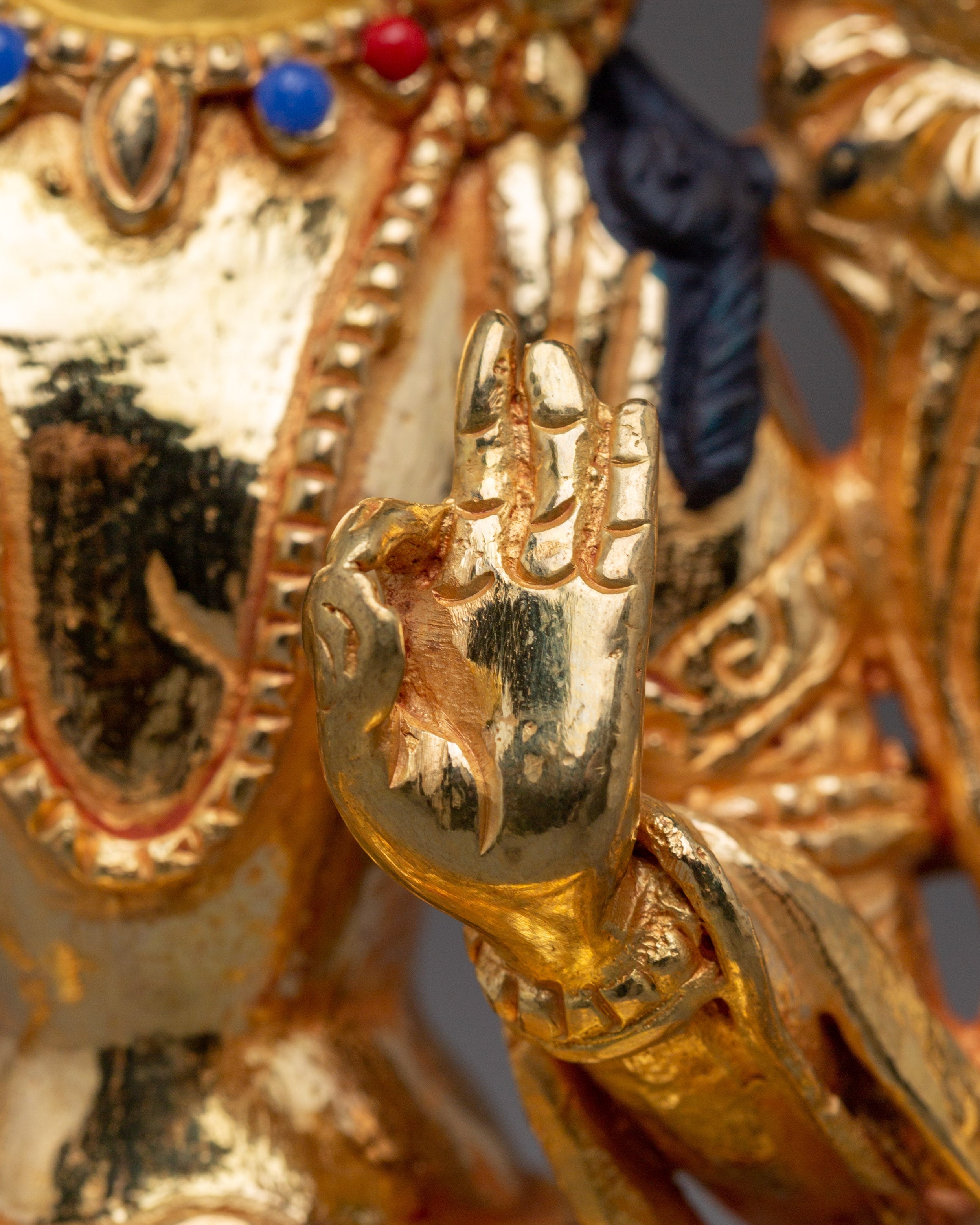 Tibetan Buddhist Deity Manjushri Statue | Bodhisattva of Wisdom