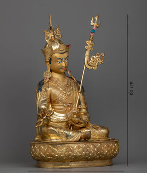 guru-rinpoche-gilt-sculpture