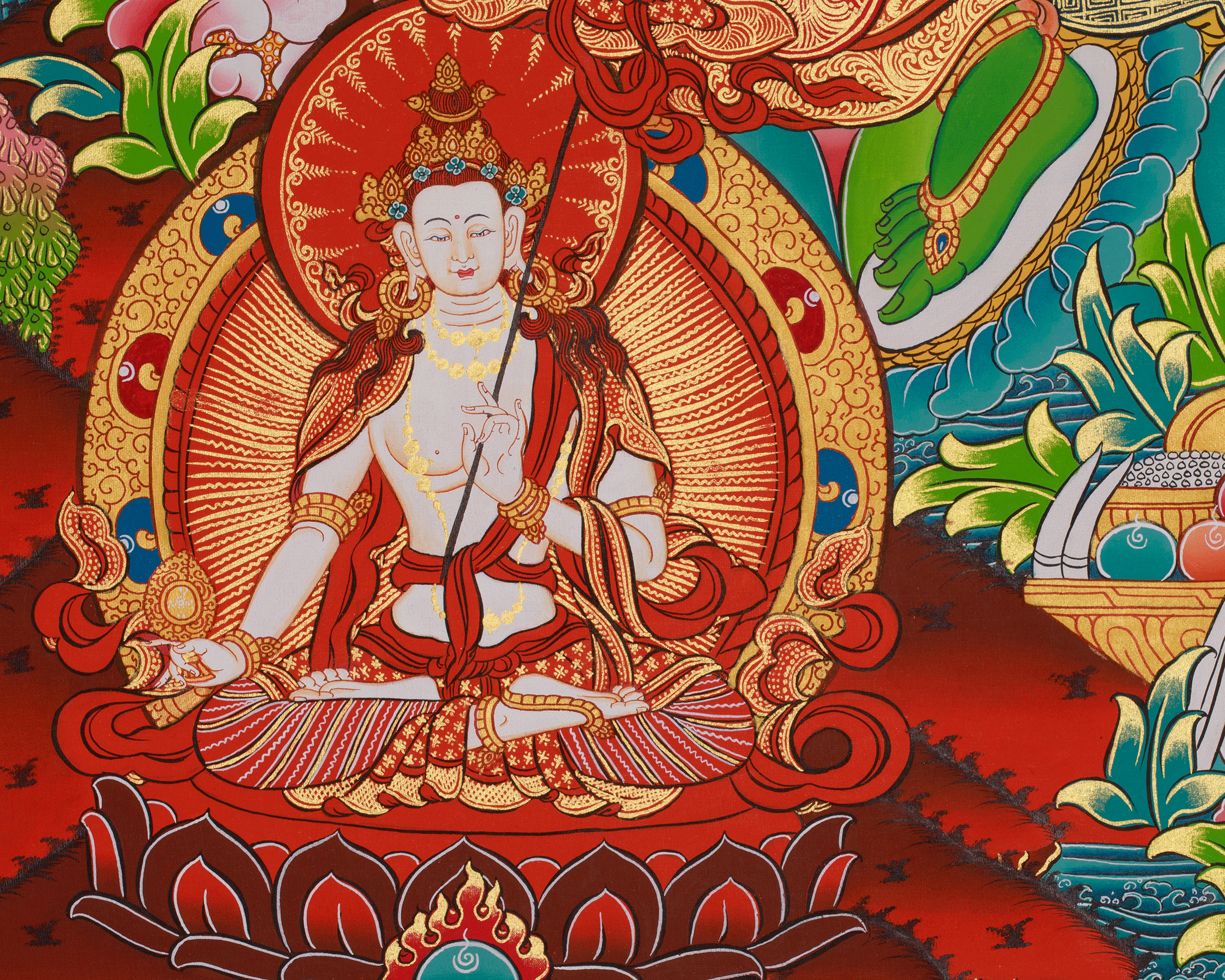 Green Tara Compassion Art | Protection and Swift Blessings | Shyama Tara