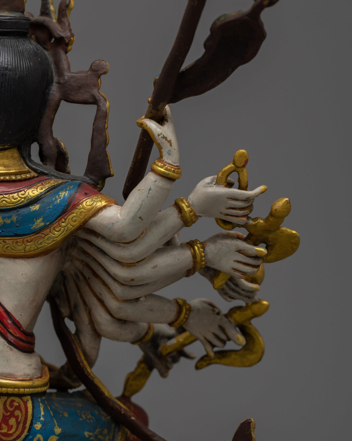 Elegant White-Hued Cundi | Icon of Wisdom and Serenity