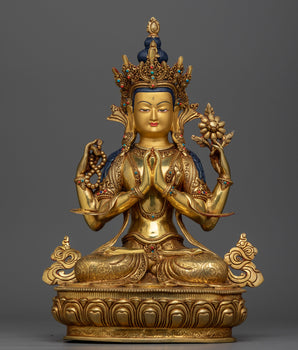 24k-gold-gilded-chenrezig