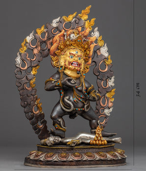 Black Dzambhala Statue | Wealth Deity
