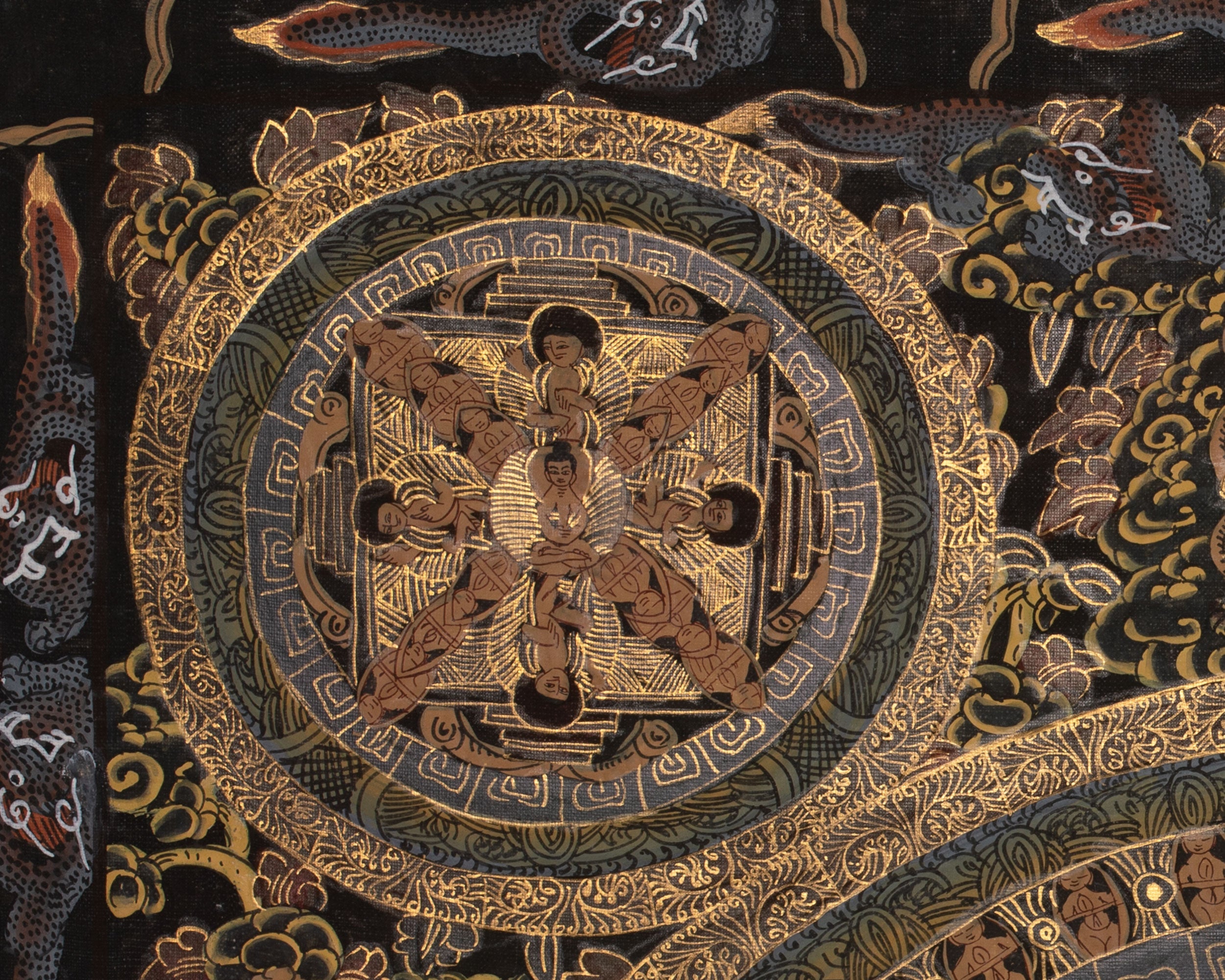 Tibetan Buddha Mandala Thangka | For Meditation and Inner Transformation