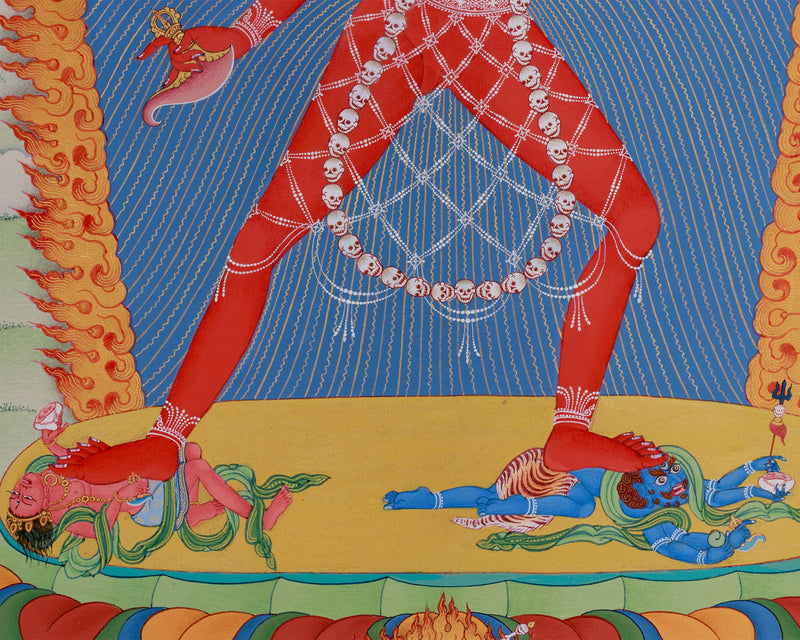 Goddess Dakini Vajrayogini Thangka | Supreme Dakini of Wisdom