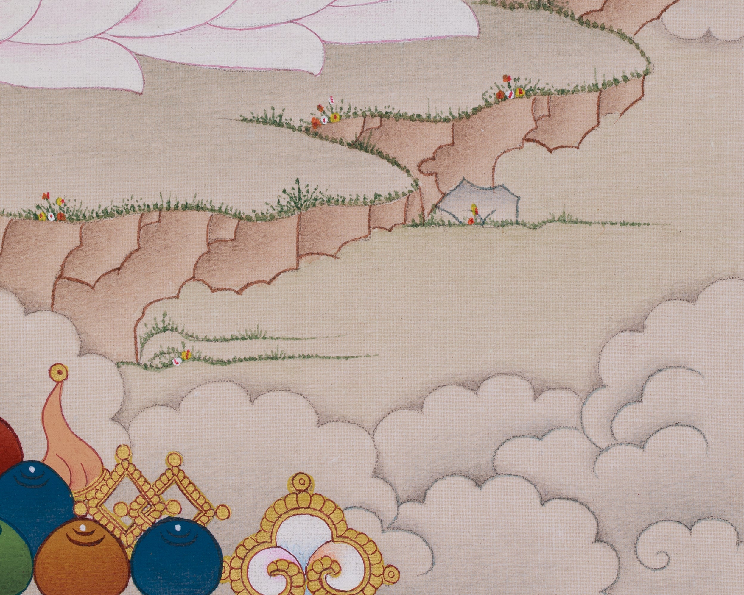 Vajrayana Vajrasattva Art | Purification, Clarity, and Spiritual Renewal