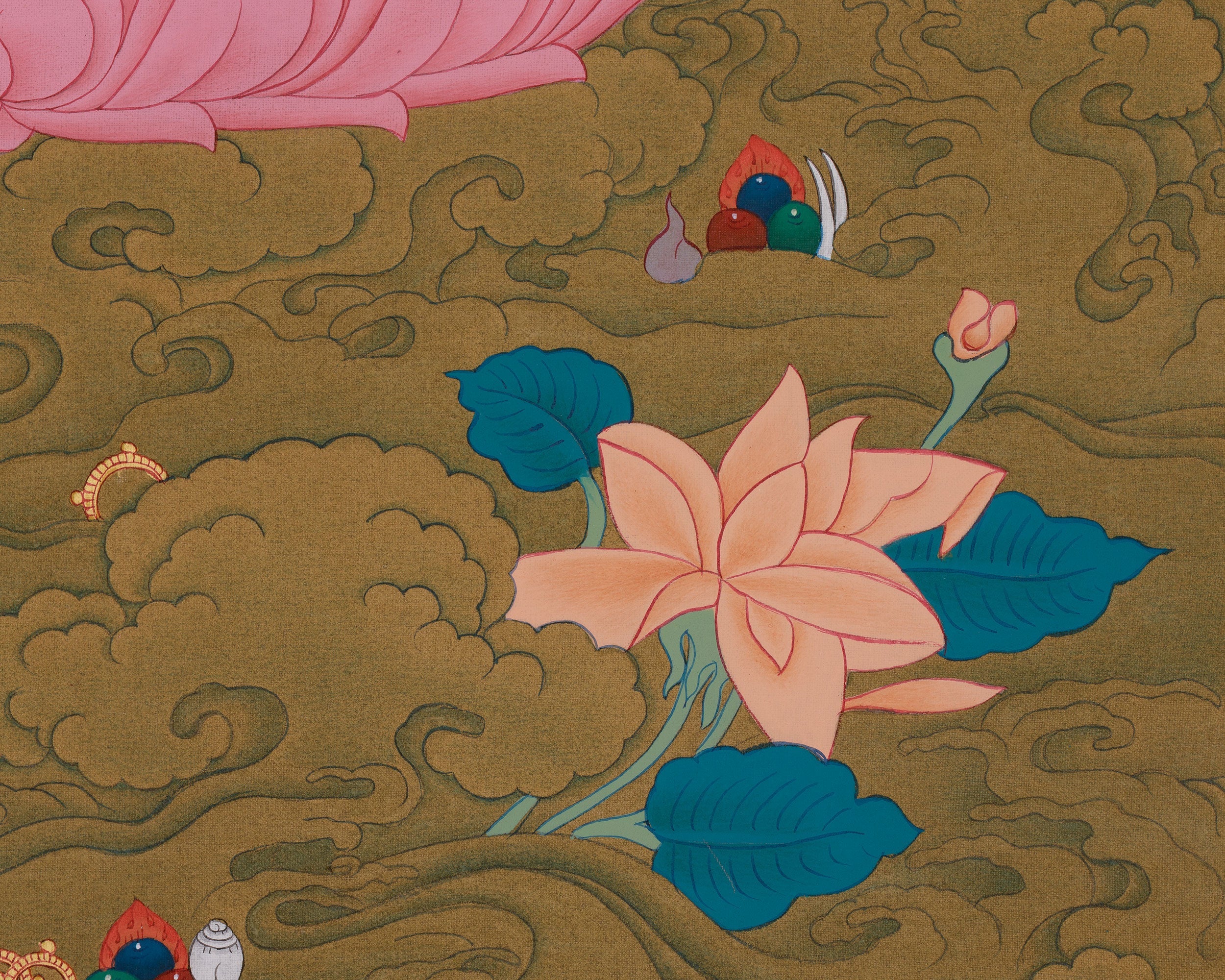 Tibetan Art of Chenrezig | Compassion Bodhisattva Thangka