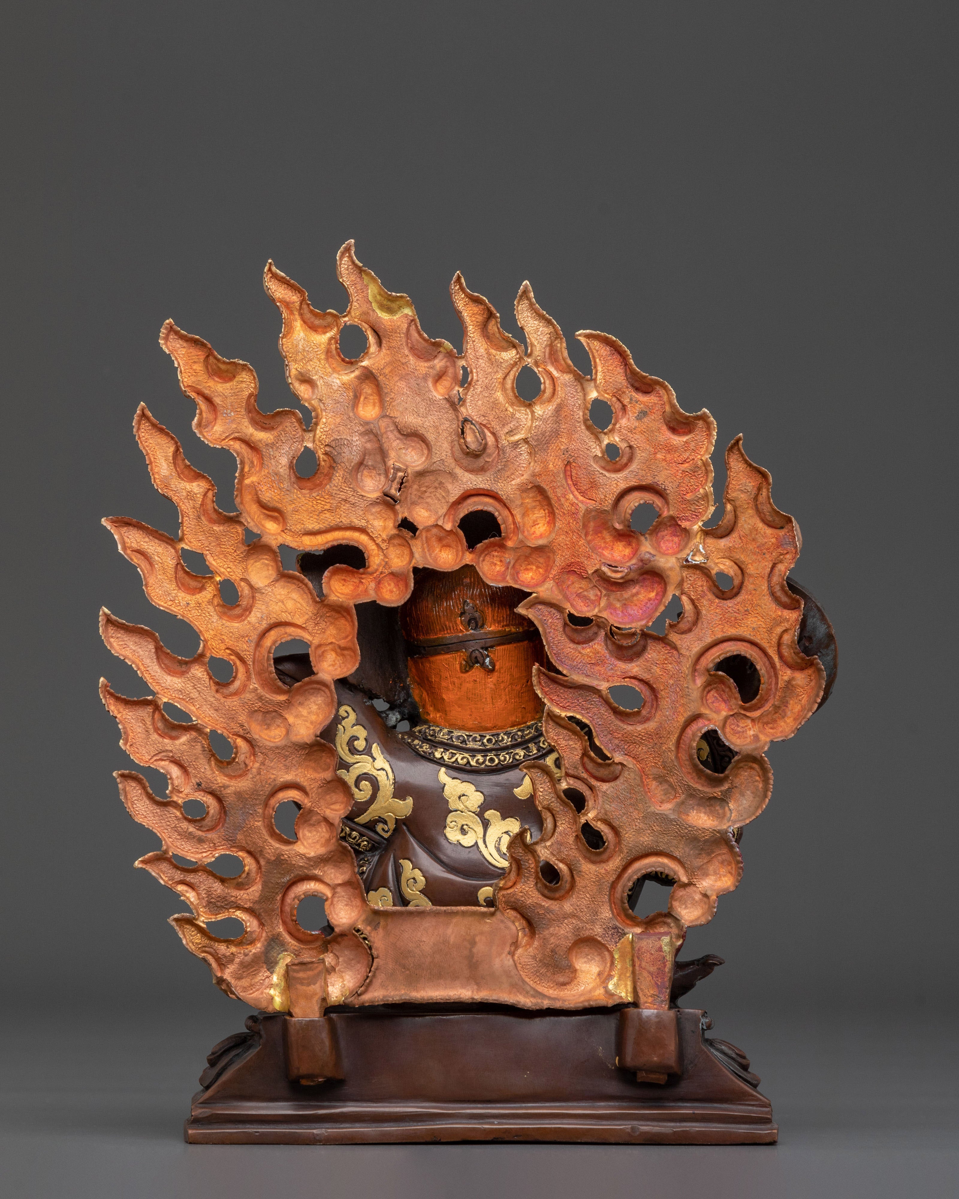 Formidable Buddhist Protector Mahakala Bernakchen Statue