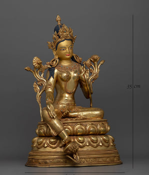 Loving Mother Green Tara Statue