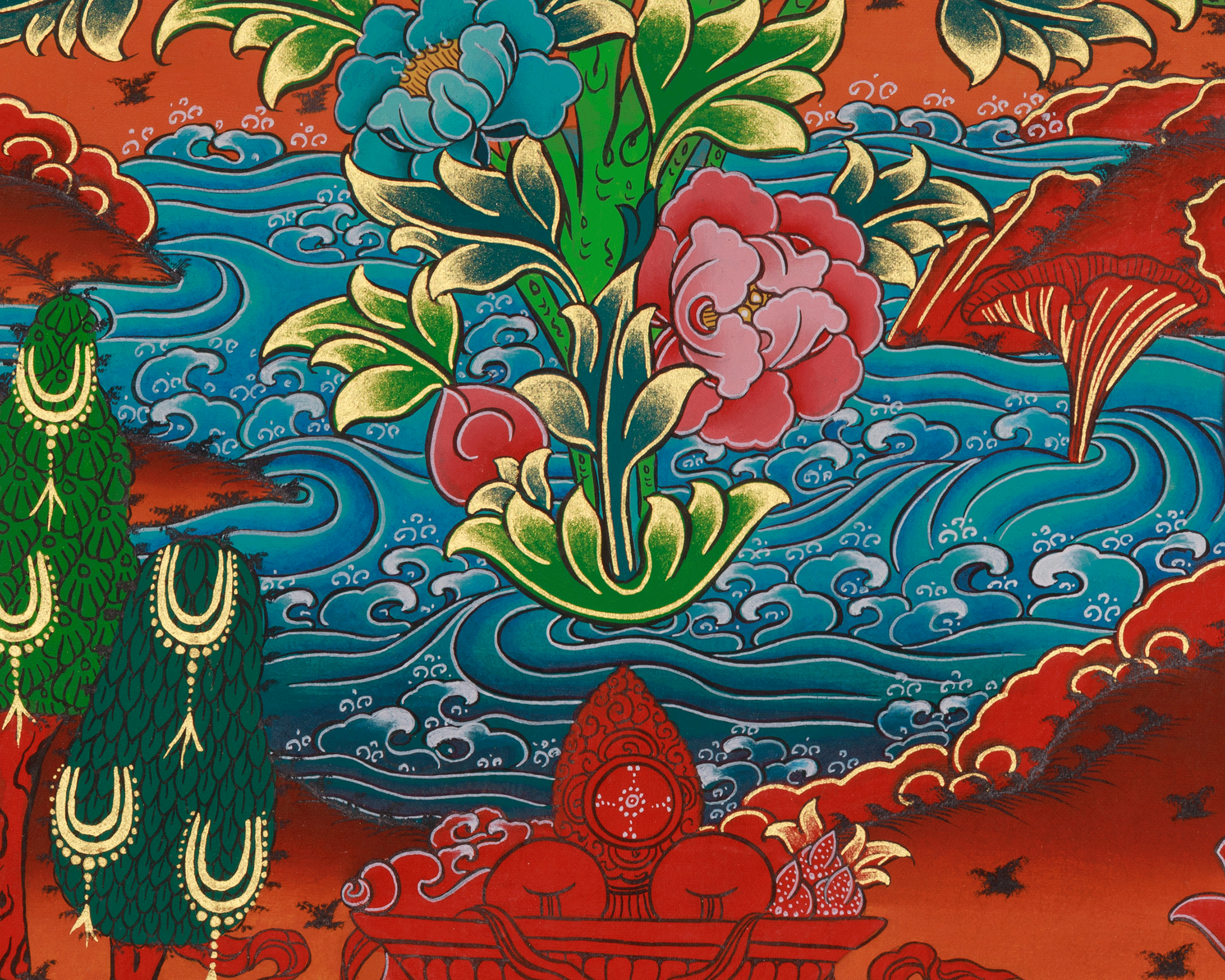 White Tara Healing Deity Thangka | Longevity, Compassion, and Peaceful Protection Art