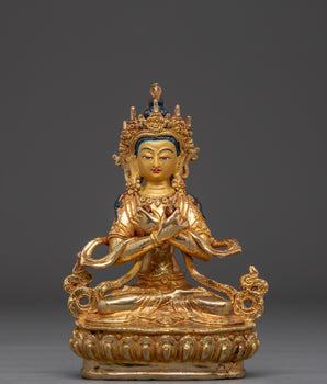 Vajradhara with Bell and Vajra Statue