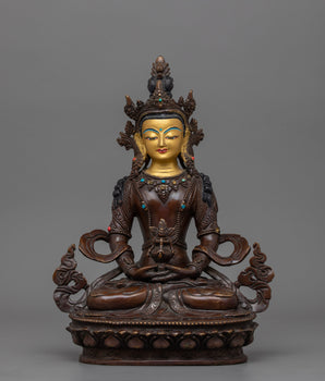 Amitayus Buddha Deity Of Boundless Life Sculpture