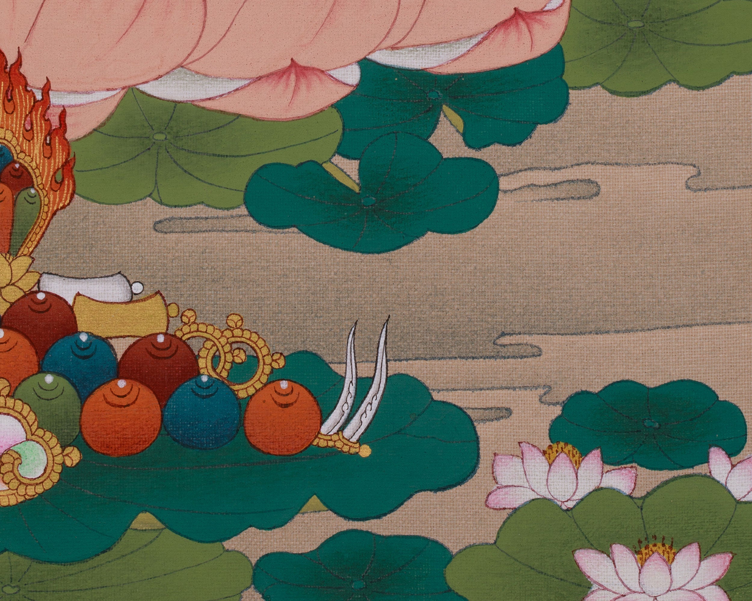 Peaceful Shakyamuni Buddha Artwork | Dharma Teacher | Symbolized Enlightenment