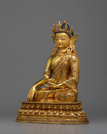 crown-shakyamuni-buddha-gold-gilded