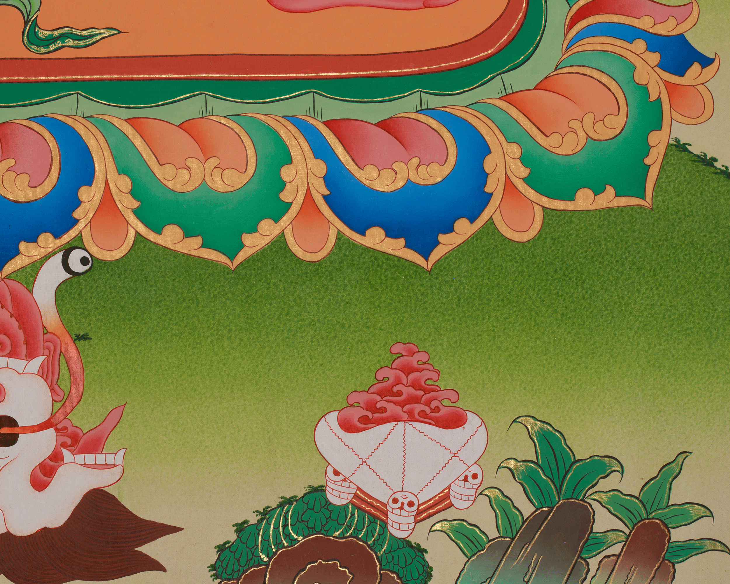 Vajrapani Spiritual Thangka | Revered as a Protector of the Buddha