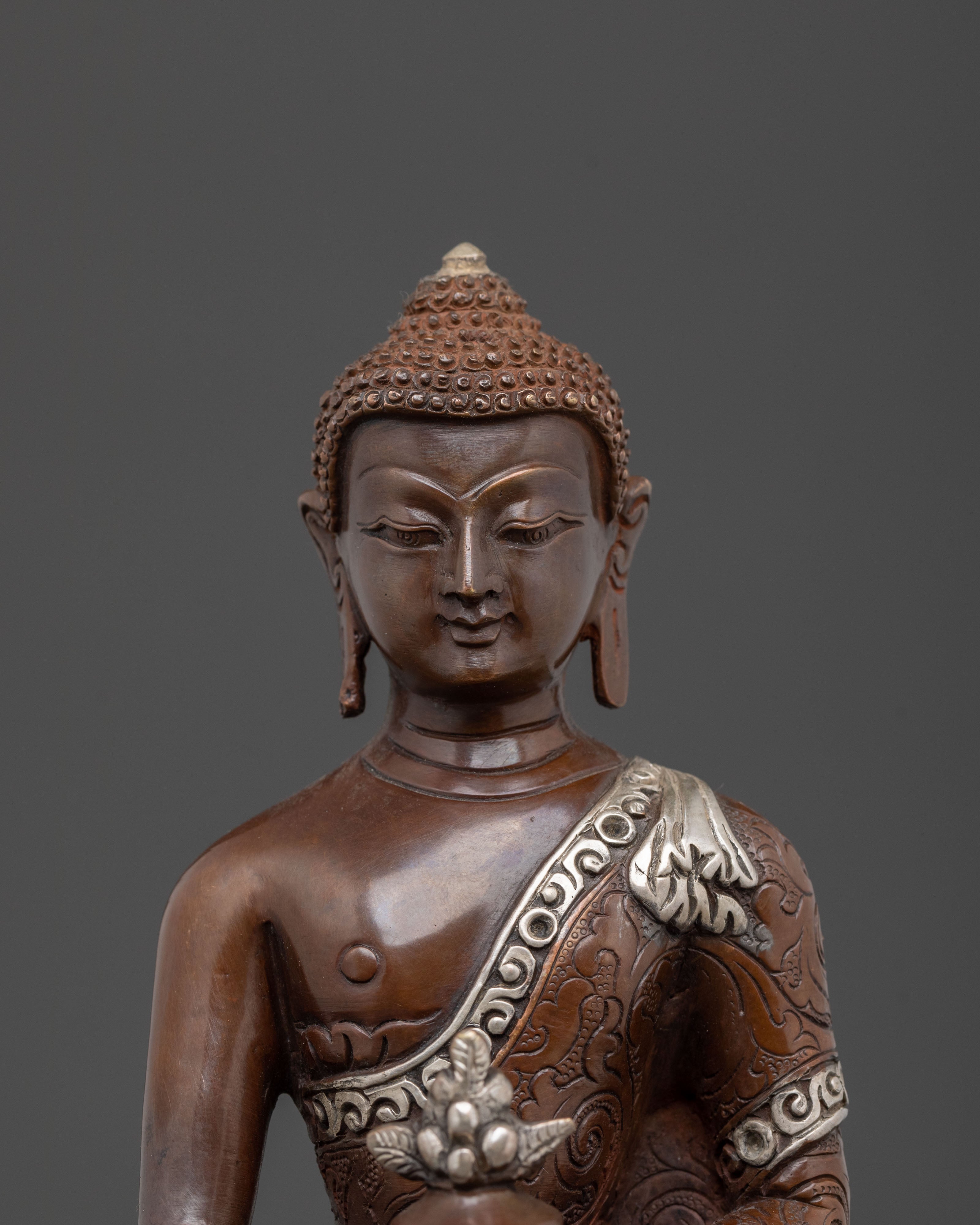 Sangye Menla Spiritual Sculpture | The Medicine Buddha of Healing and Compassion